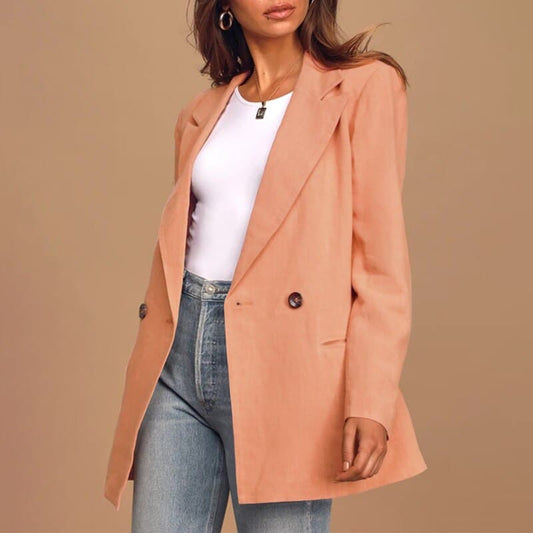 Olivia – Designer-Oversize-Blazer mit Knöpfen