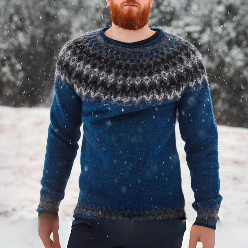 Edler warmer Pullover für den anspruchsvollen Mann