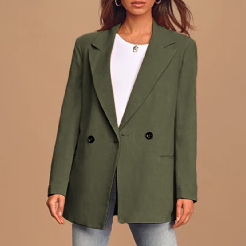 Olivia – Designer-Oversize-Blazer mit Knöpfen