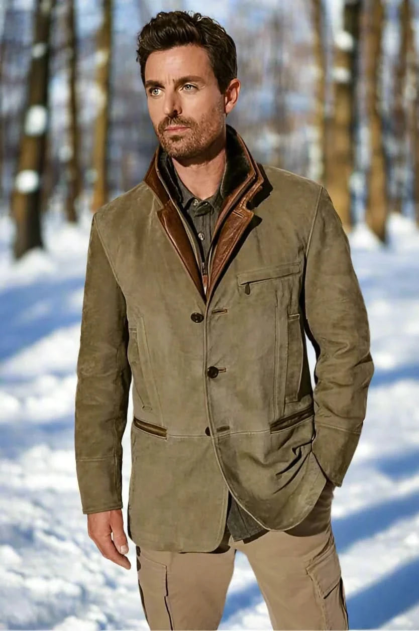 Klassische, zeitlose und elegante Vintage-Jacke für Herren