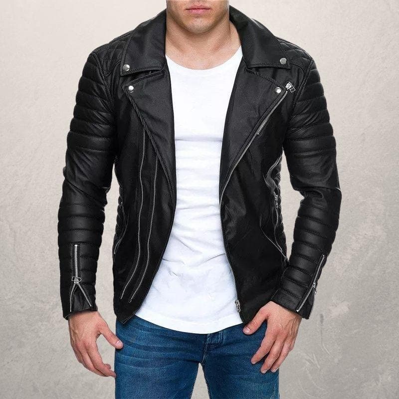 Josiah – Warme Winterlederjacke