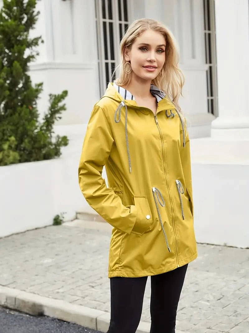 Sunburst Regenjacke Leichte Jacke für Damen