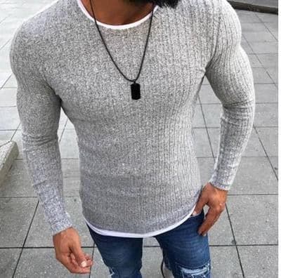 Frederik - Slim-Fit Pullover in hoher Qualität