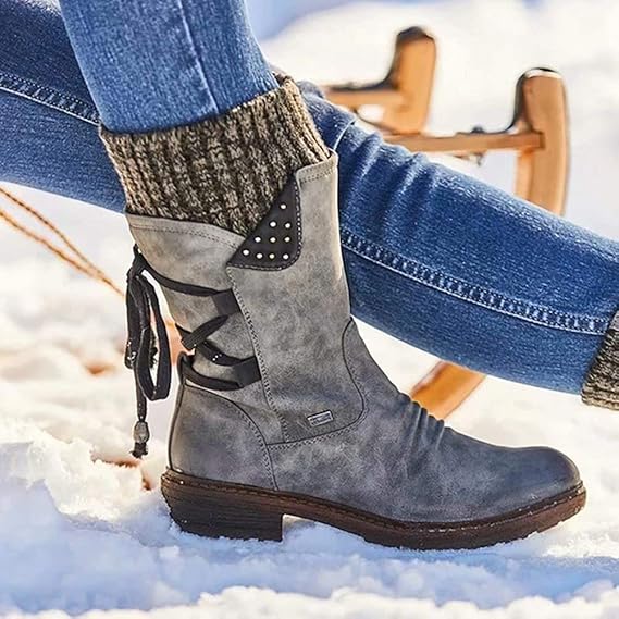 Stilvolle, rutschfeste Winterstiefel  – modisch und warm für Damen