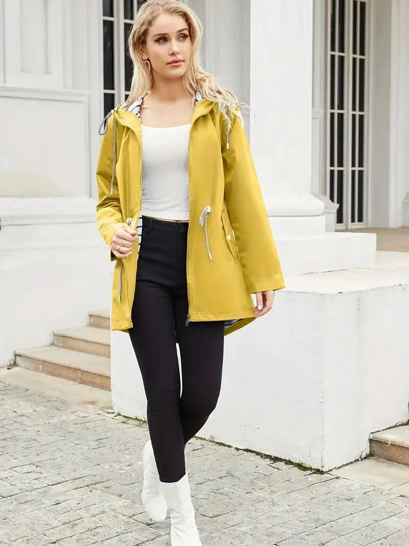 Sunburst Regenjacke Leichte Jacke für Damen