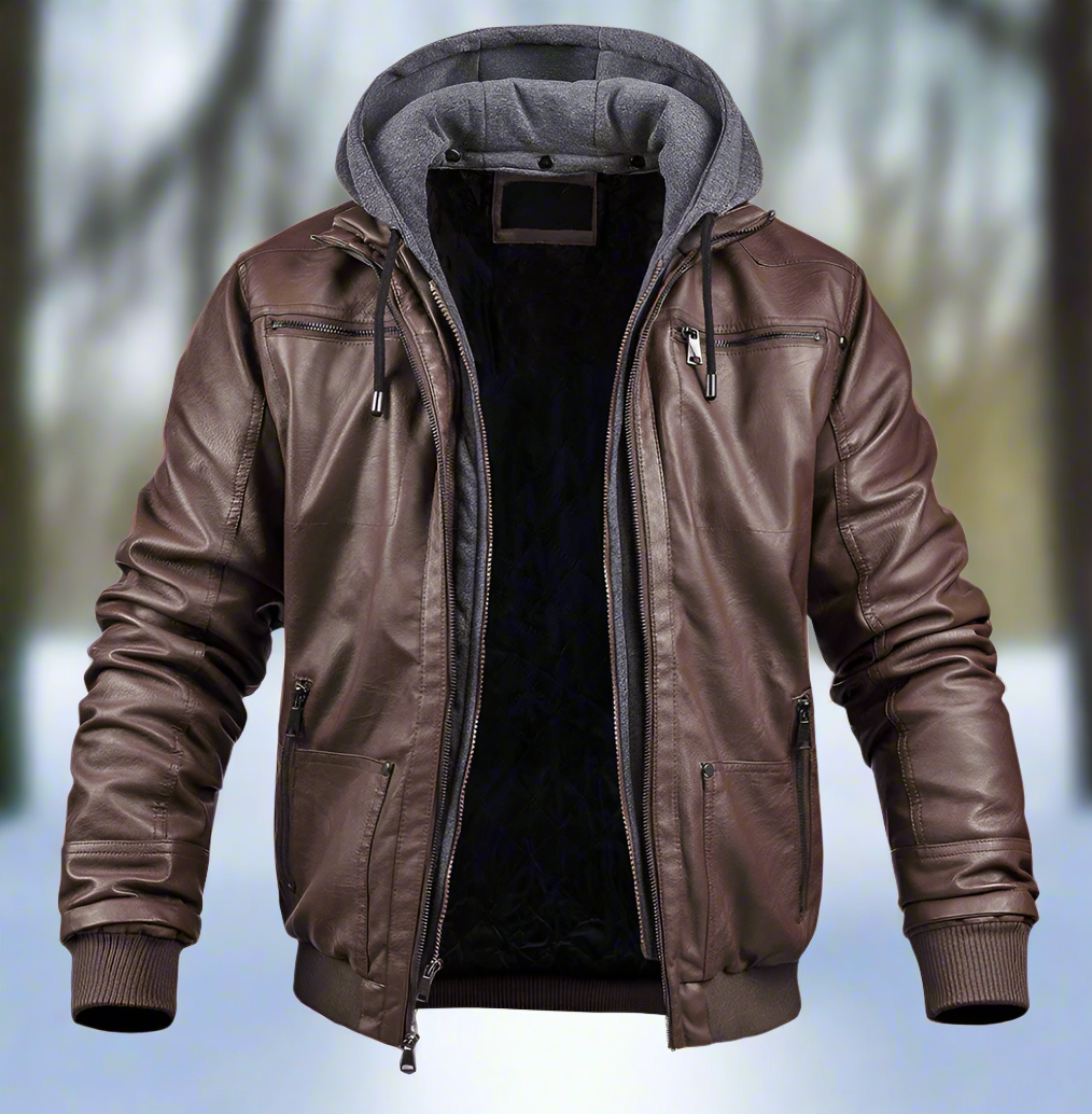 Dual-Layer Hoodie-Jacke für Herren