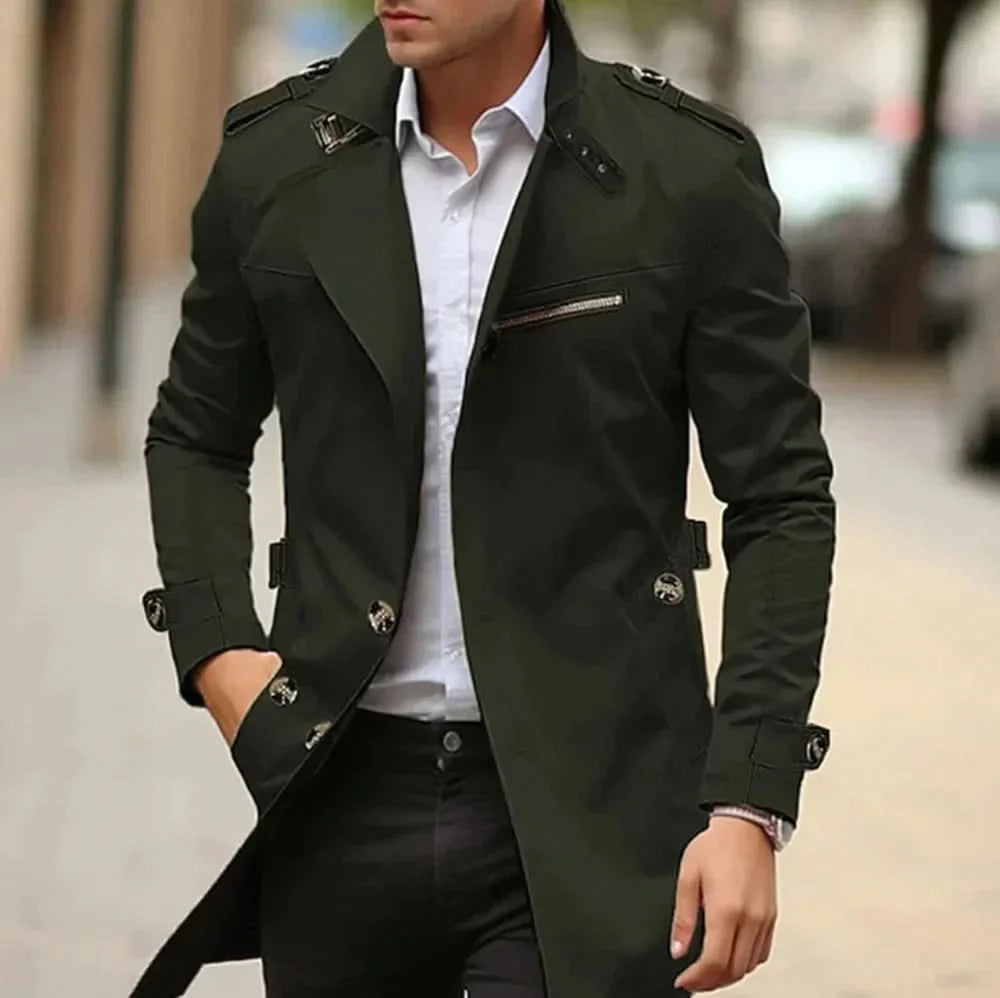 Moderner Trenchcoat  – elegant, stilvoll und komfortabel für Herren