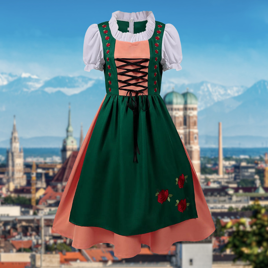 Flora - Charmantes Kleid mit Bluse