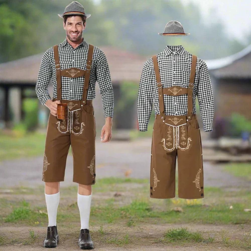 Markus- Männliches Oktoberfest Leder hosen Kostüm