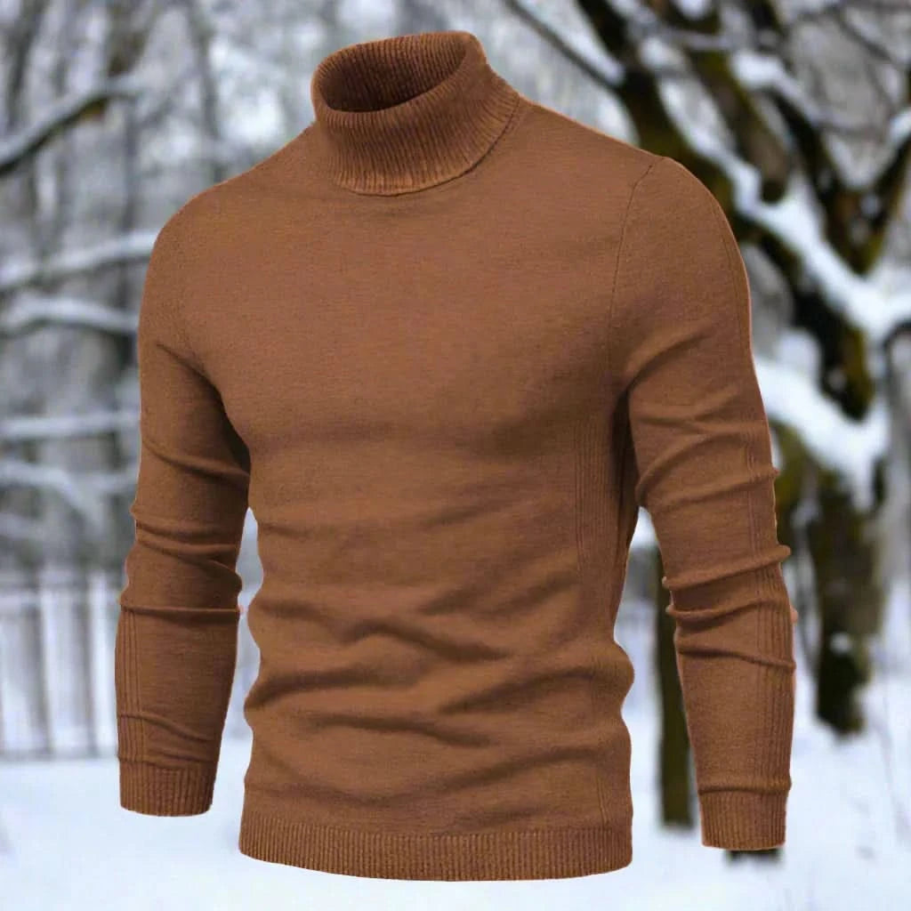 Gemütlicher Turtleneck-Pullover für Einen Stilvollen Winter für Herren