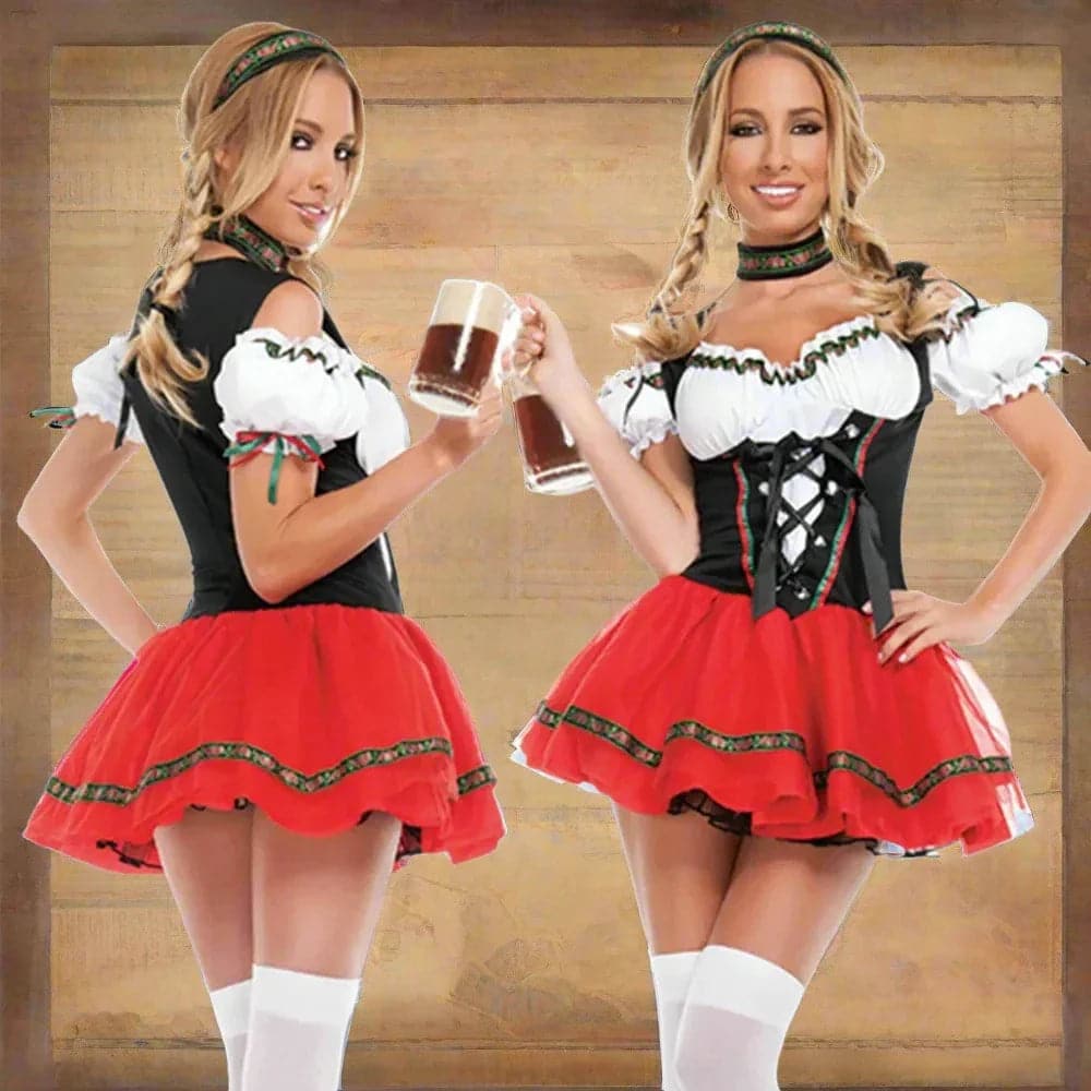 Klara- Oktoberfest Kostüme Deutsche Bier Maid Kleid