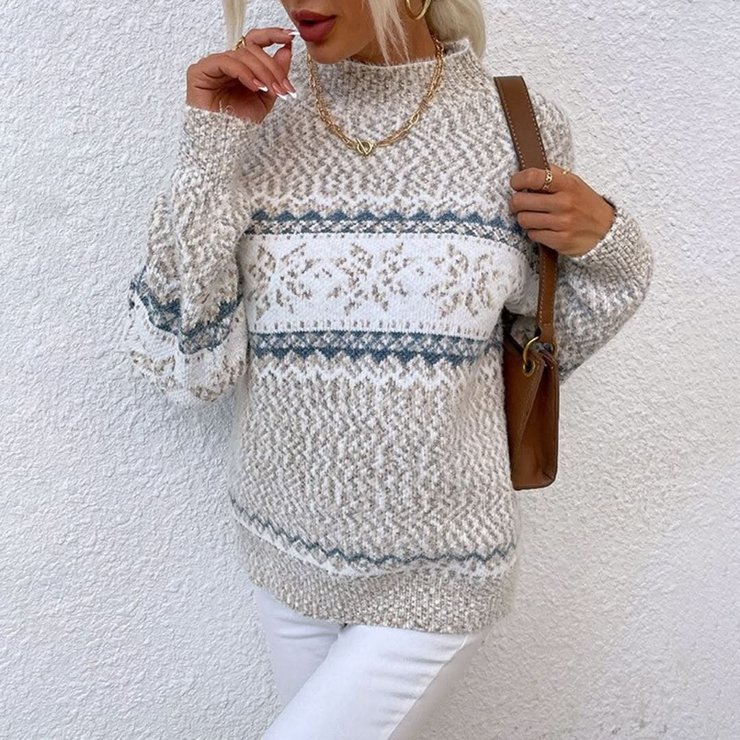 Gemütlicher Winter-Wunderland-Pullover für Damen