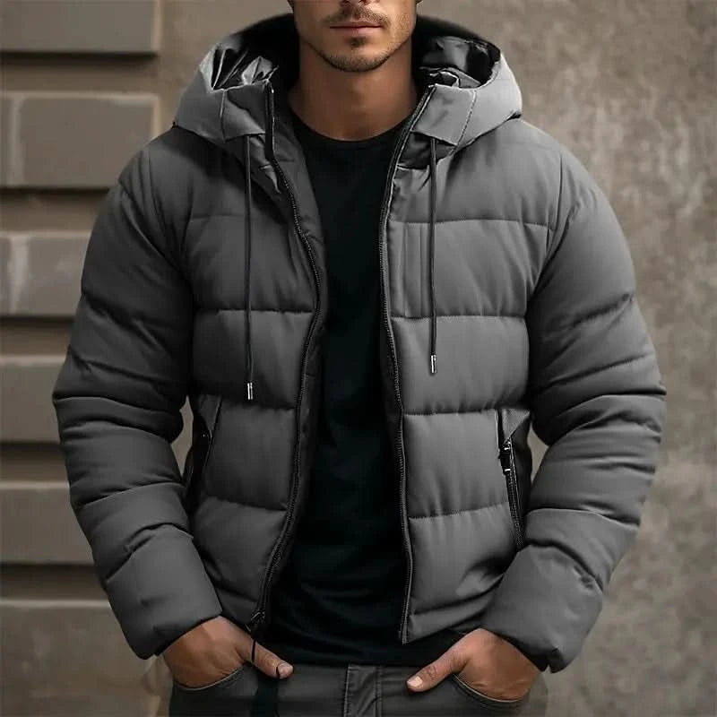 Moderne Pufferjacke für Herren, Stil und Wärme neu definiert