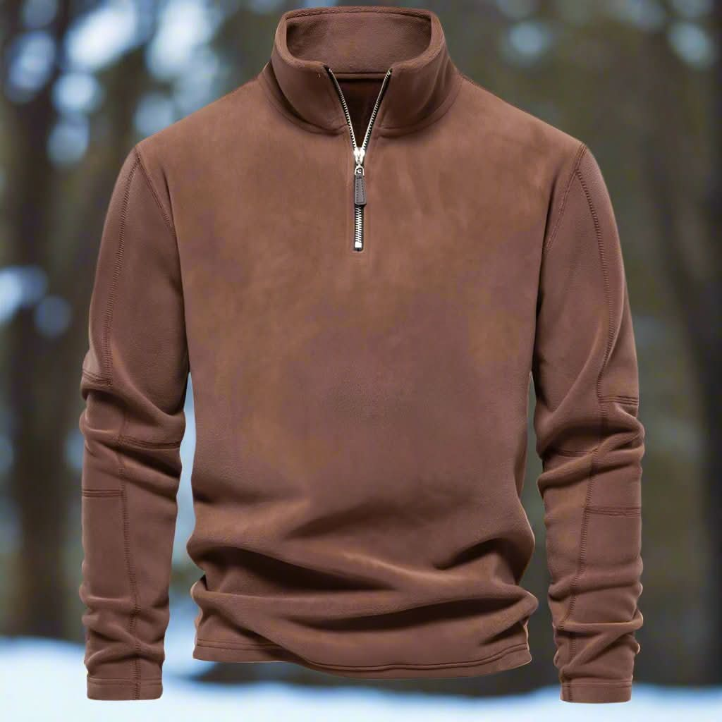 Gemütlicher Quarter-Zip Pullover für Herren