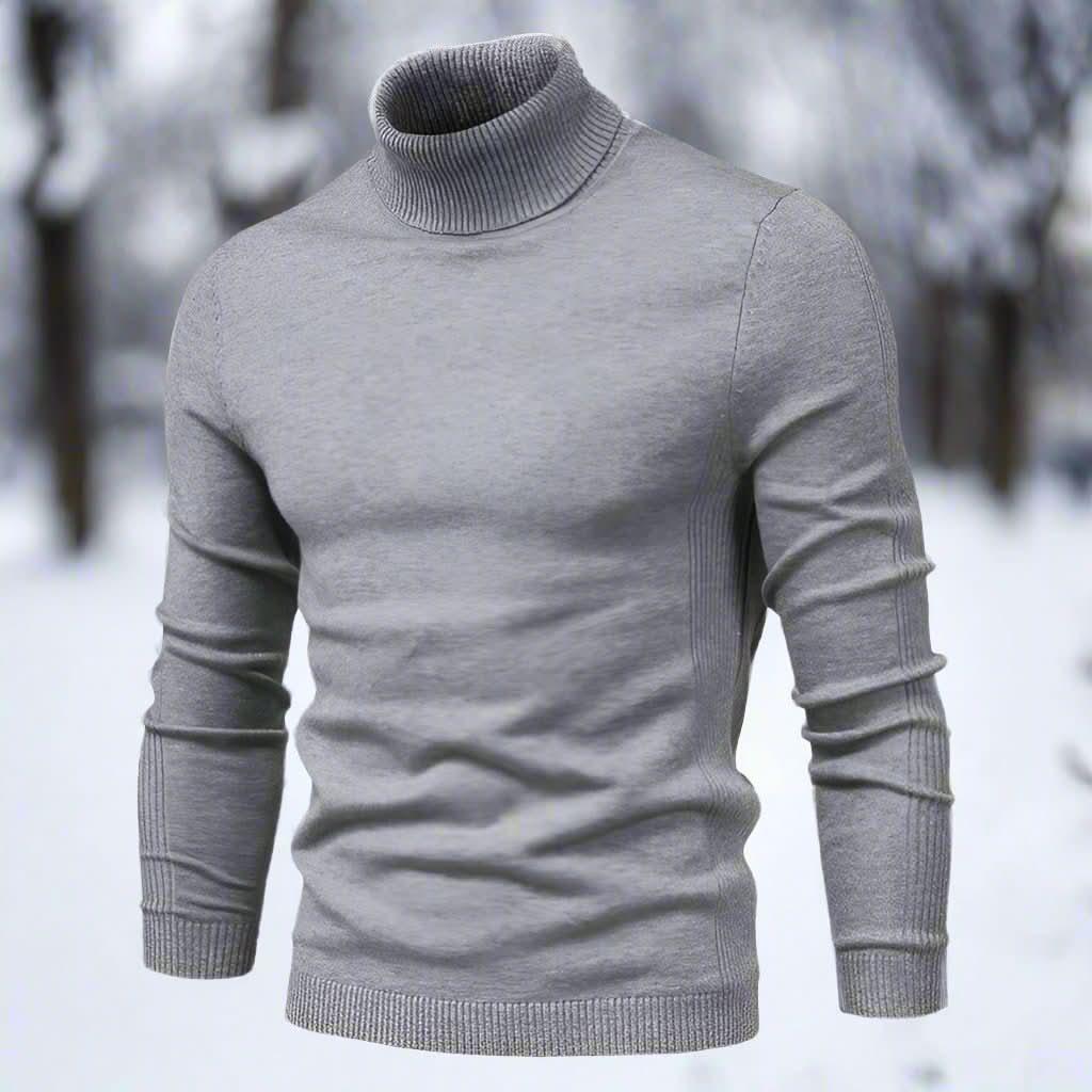 Gemütlicher Turtleneck-Pullover für Einen Stilvollen Winter für Herren