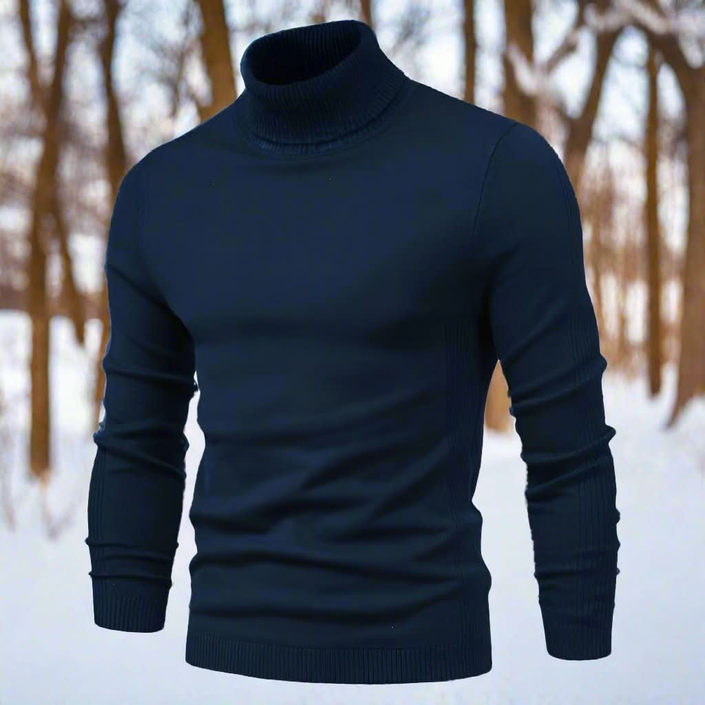 Gemütlicher Turtleneck-Pullover für Einen Stilvollen Winter für Herren