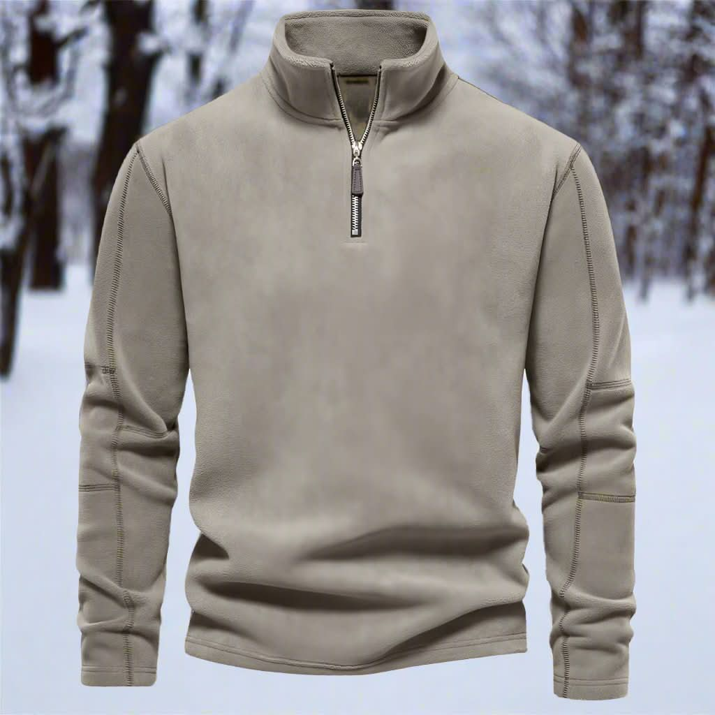 Gemütlicher Quarter-Zip Pullover für Herren