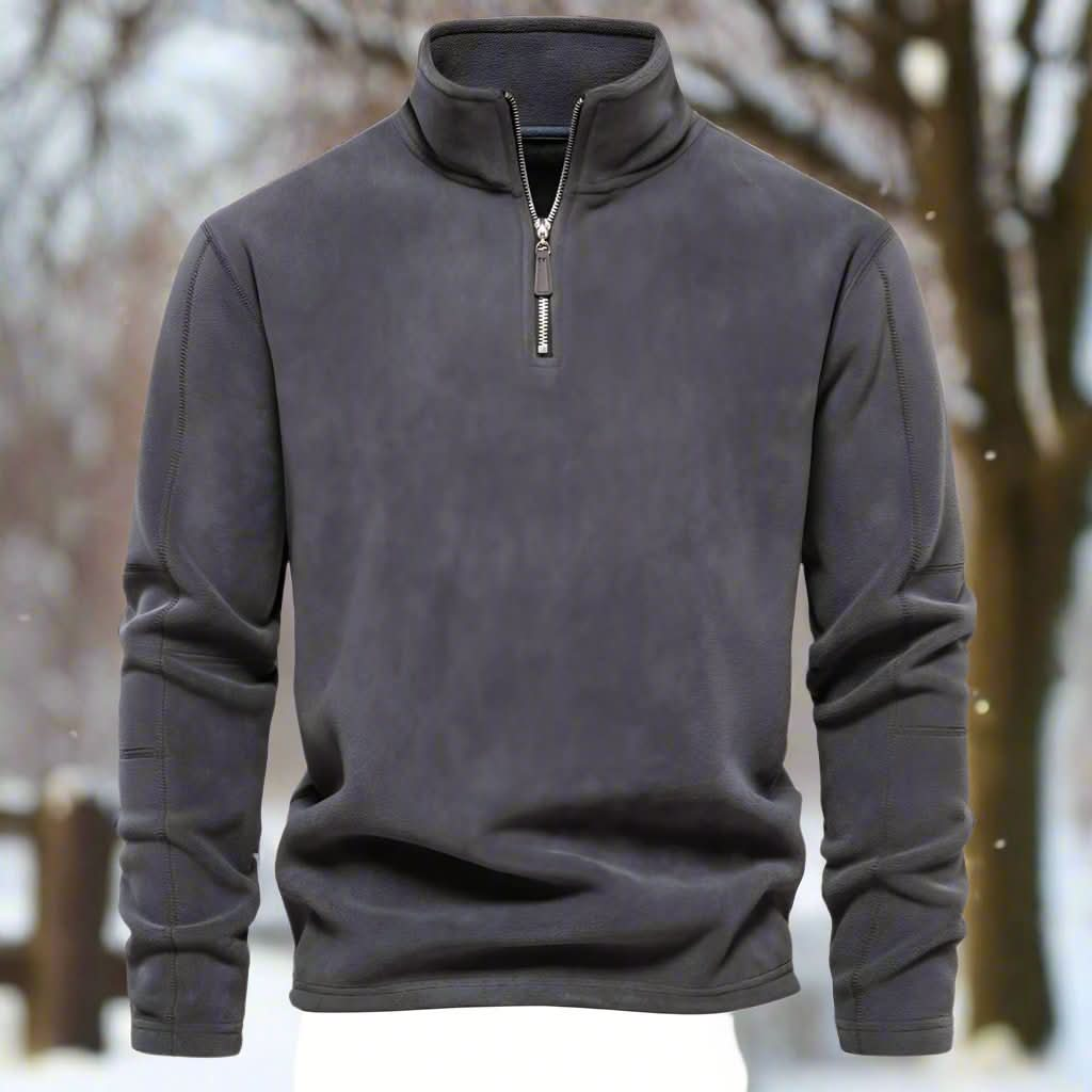 Gemütlicher Quarter-Zip Pullover für Herren