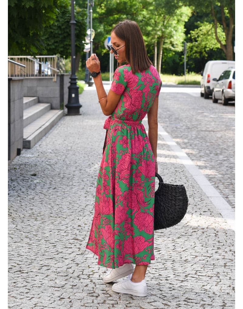 Franka - Wunderschönes, buntes, weites Kleid