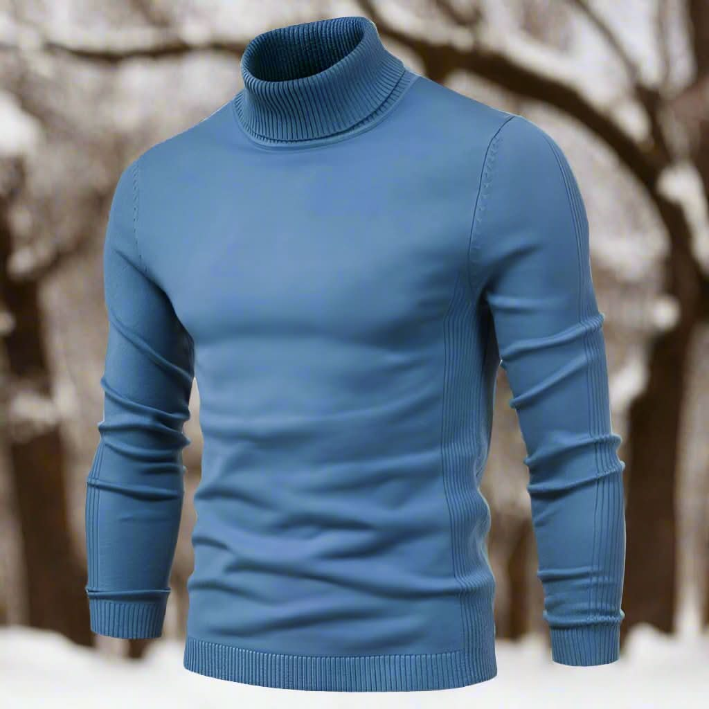 Gemütlicher Turtleneck-Pullover für Einen Stilvollen Winter für Herren