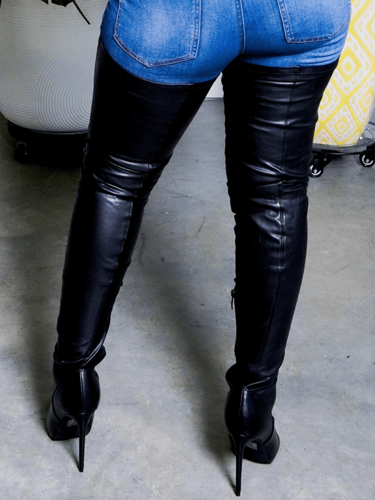 Tandra - Hohe Lederstiefel