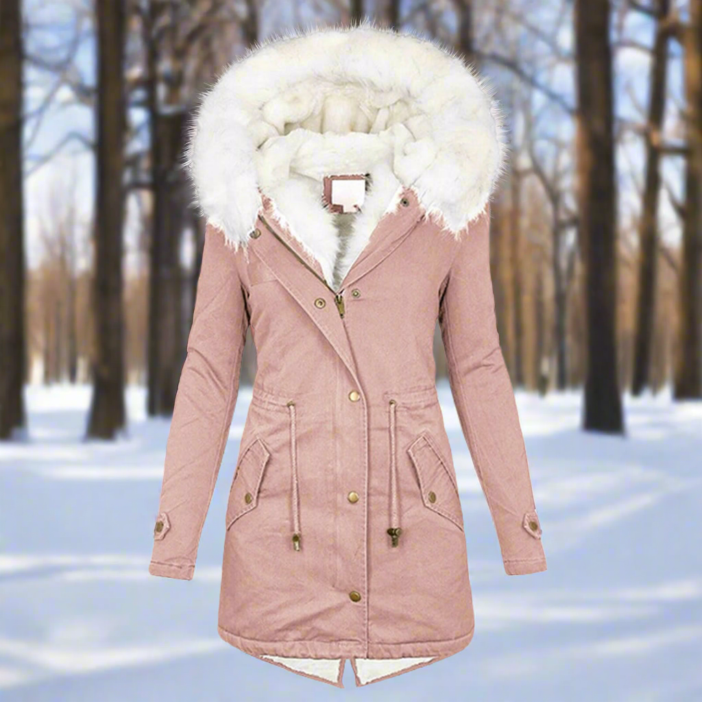 Anspruchsvolle, warme und einladende Winterjacke für Frauen