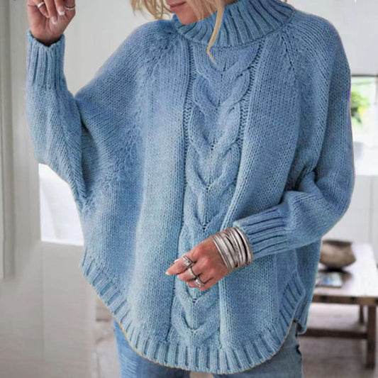 Gemütlicher Strick-Kabelpullover für Damen