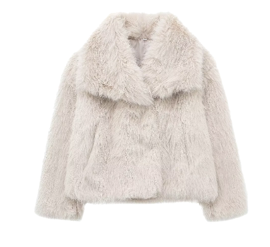 Luxuriöser Faux-Fur-Mantel für die moderne Frau