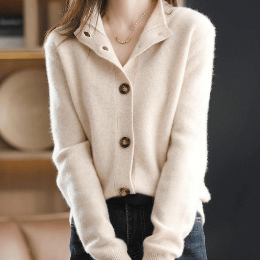 Elegante Strickjacke für Frauen, die Mode und Entspannung verbindet