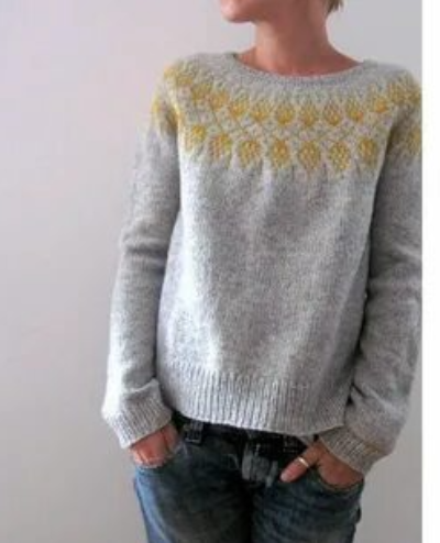 Cozy Artisan Strickpullover für Damen